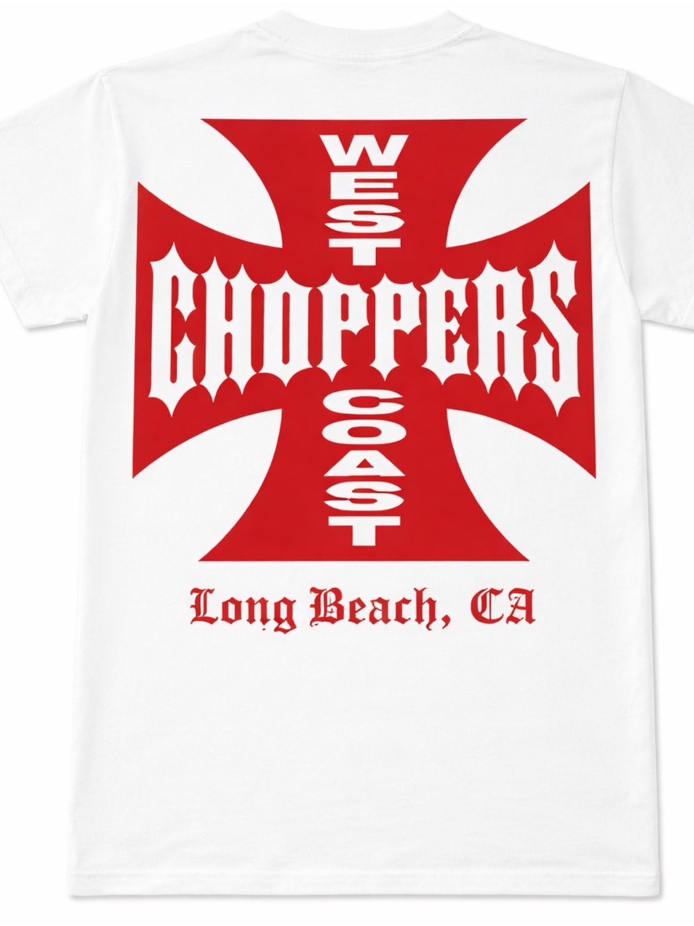 West Coast Choppers Graphic Tee - White/Red New Vintage size XL rare
